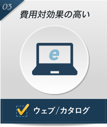 費用対効果の高いウェブ/カタログ