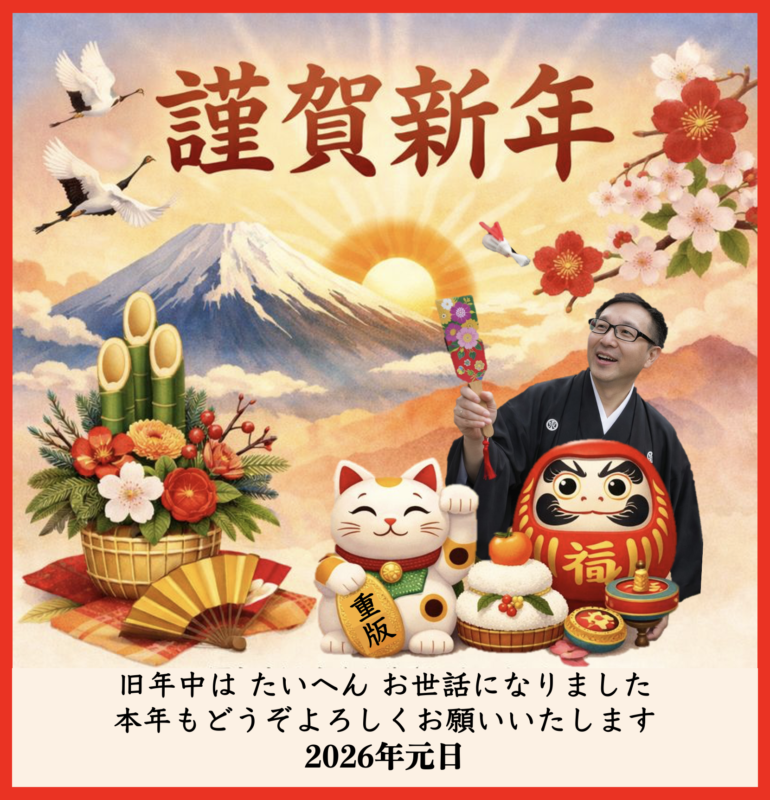 2026年もよろしくお願いいたします